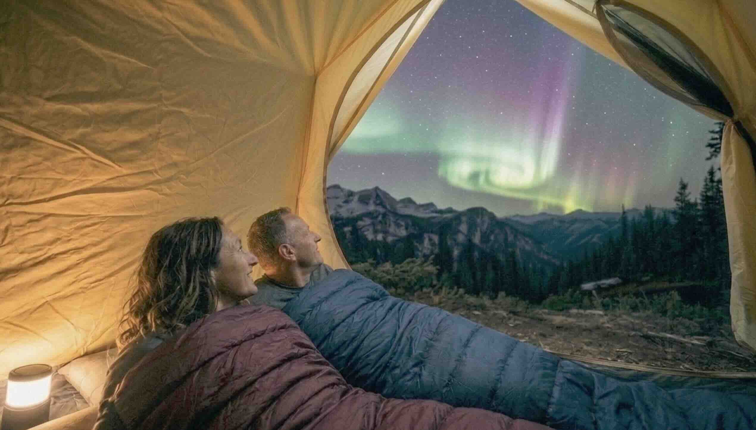 Warm Sleeping bags with liners