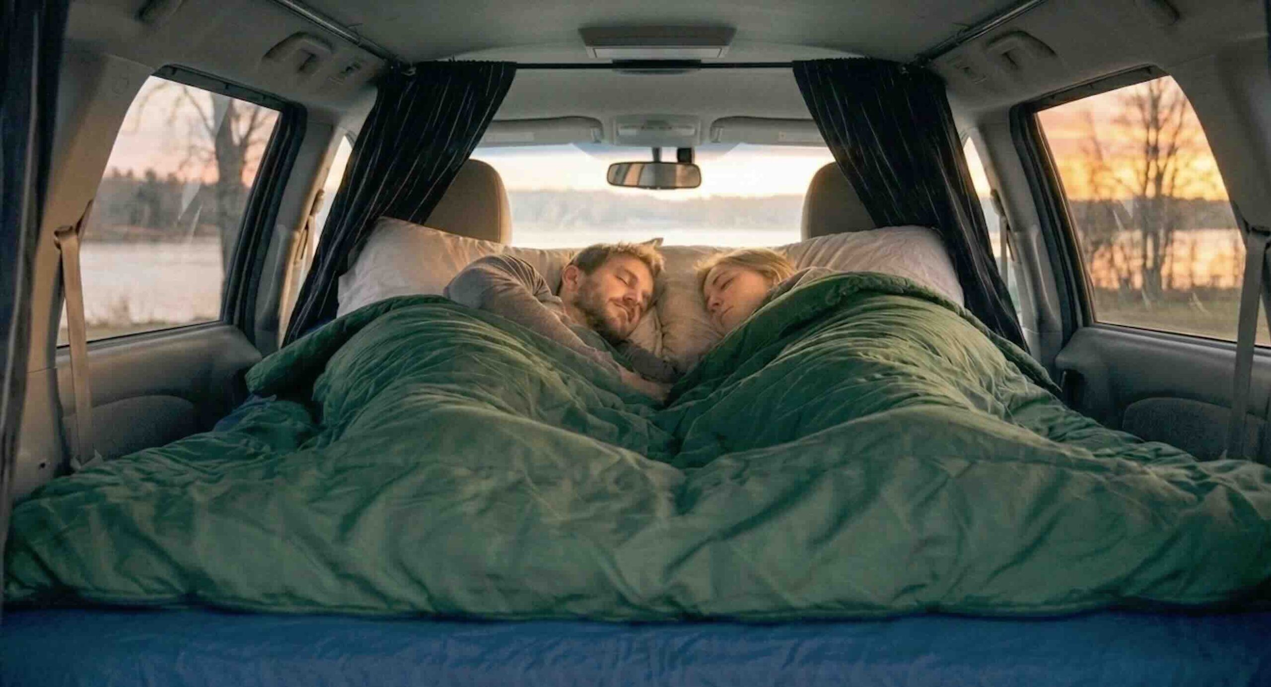 Minivan camping conversion kits